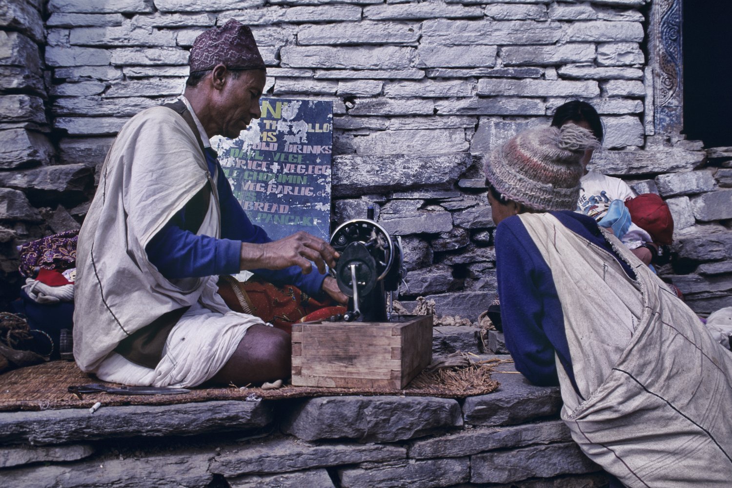 Daily life of residents of the Himalayan mountain range within Nepal and India