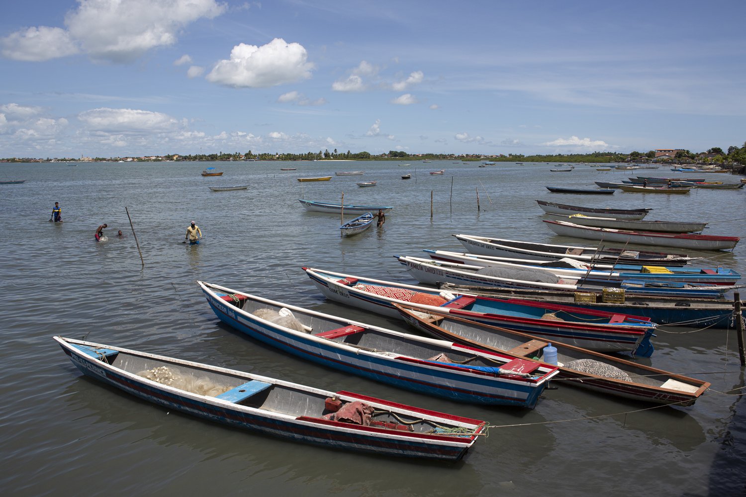 The fishing communities along the coast of Itaparica are dedicated are responsible for distributing fish to the island’s local markets, but also to restaurants and hotels around the city of Salvador.As comunidades pesqueiras do litoral de Itaparica são responsáveis ​​pela distribuição do pescado aos mercados locais da ilha, mas também aos restaurantes e hotéis da cidade de Salvador.